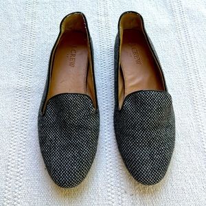 J. Crew Herringbone Loafers Size 8